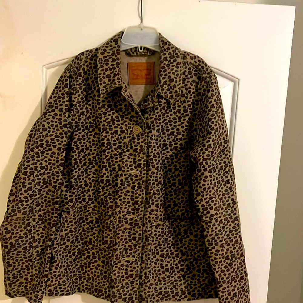 Levi Leopard Print Jacket